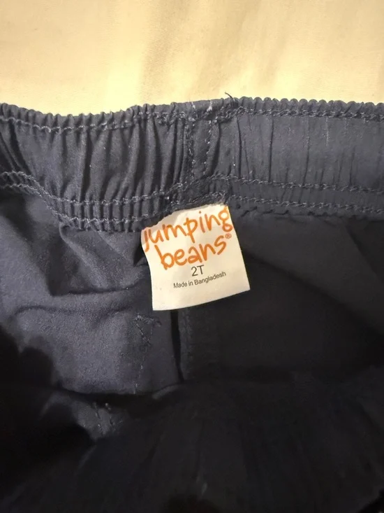 Three-Pack Pull-On Shorts - Navy, Chambray, Mustard - Picture 3 of 9